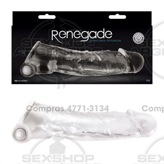 Protesis peneana transparente con vibracion